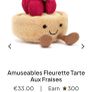 New JELLYCAT Fleurette Tarte Aux Fraises and Collette Tarte Au Citron Pair Image 2