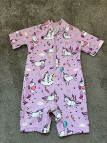Next baby girl swimsuit sun protection upf 50+ 3 years old 98cm