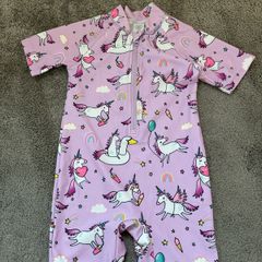 Next baby girl swimsuit sun protection upf 50+ 3 years old 98cm