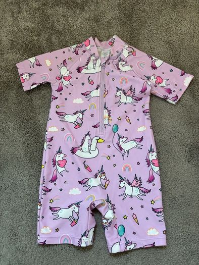 Next baby girl swimsuit sun protection upf 50+ 3 years old 98cm