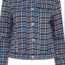 jacket Bnwt check jacket denim jacket shape 8-10 Image 3