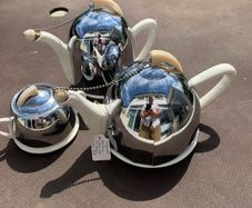 1930s Art Deco Celtic Beehive Tea Set