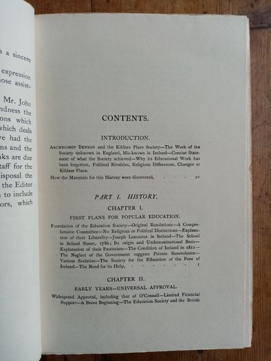 An Unwritten Chapter in the History of Education (1904) - H. Kingsmill Moore - Irish Education History Book - Kildare Place Society History Book
