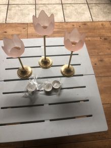 Candle  Tulip Holders