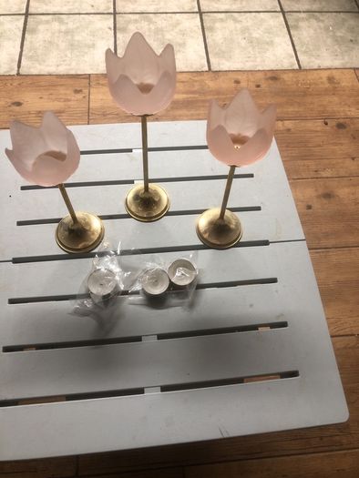 Candle  Tulip Holders