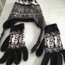 Hat and Glove set from Peru. Unwanted gift. Image 2