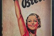 Octoberfest / beer, vintage style metal sign .