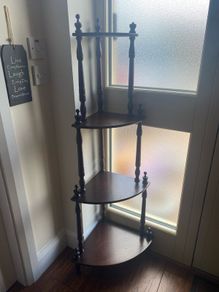 Mahogany corner stand