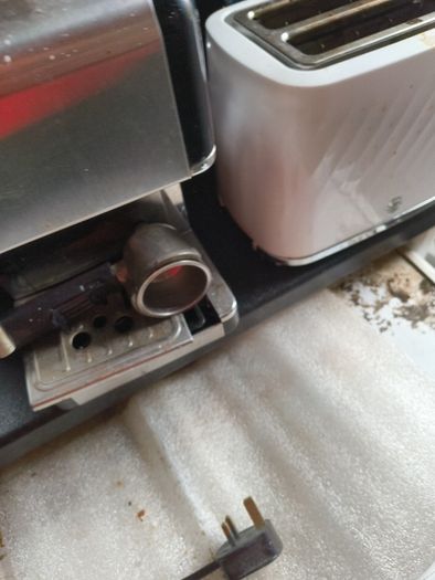 espresso machine . pressure low
