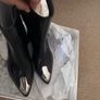Alexander McQueen cowboy boots with metal toe Image 2