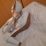 Glitter silver heels Image 3