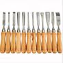 Wood Chisel Sets 12pcs Lathe Chisels 3-3/4Inch /95MM Woodworking Chisels 9Inch Wood Lathe Tools Wood Chisels Lathe Tools Image 2