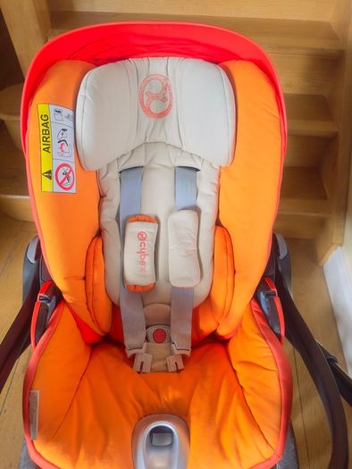 Cybex Priam Platinum with footmuff and car seat Cybex Cloud Q