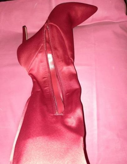 thigh high stiletto purple boots Aldo size 6  BNIB