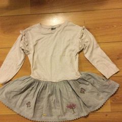 Next Beautiful Embroidered Girls Dress 3-4 years