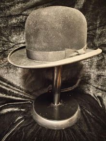 antique bowler hat