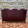 Vintage ox blood leather 3 seater Chesterfield sofa. Image 9
