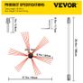 9m Chimney Sweep Kit with Flexible Rods Image 7