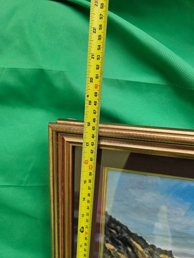 Beautiful Irish Maritime Landscape by Carmel Lynch  Framed Painting on Board