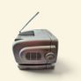 Vintage Black and White 5inch Screen TV Radio Image 2