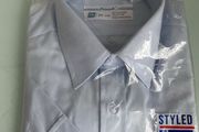 BNWT Blue Short Sleeve Shirt, size 15