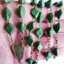 Vintage Irish Celtic Green Shamrock Rosary Beads ERIN Image 10