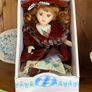 Vintage Porcelain Doll in Original Packaging Image 2