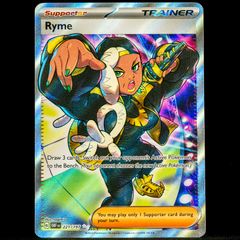 Ryme 221/197 Trainer Full Art Special Illustration Ultra Rare Holo S&V Obsidian Flames Pokemon Card