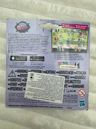 Littlest Pet Shop LPS Eliza Blue & Rad Slopington Damaged Box Please see pictures