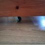 Solid single wooden single trundle bed Image 3