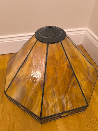 stained glass lampshades