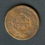Scarce USA 1851 Large Braided Hair Cent - Fine + Condition - Free Postage Image 2