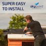 Shed Roof Kit - Rubber Roofing Kit (2.1m x 3m) Alternative to Roofing Felt for Sheds. 50 Year Life Expectancy. 20 Year Warranty. Summerhouses, Garden Offices, Outbuildings. Image 6