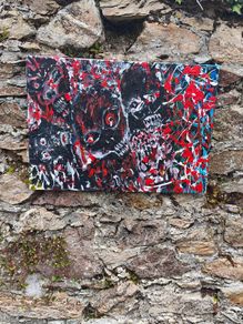 CONTROLLED FOLLY  Original Acrylic Painting | They Fight for the Future #57