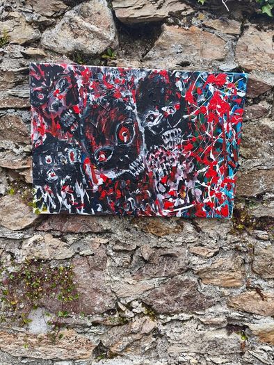 CONTROLLED FOLLY  Original Acrylic Painting | They Fight for the Future #57