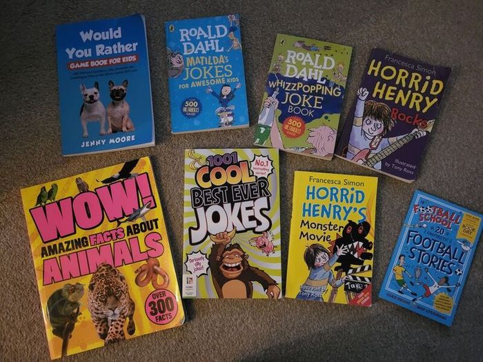 selection of kids books