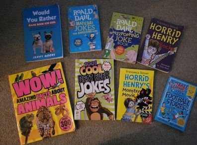 selection of kids books