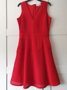Reiss red dress 10