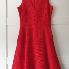 Reiss red dress 10