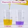 Epoxy Resin Mixing Cups, 50pcs 240ml/8oz Disposable Measuring Cups with 50pcs Wooden Stirring Sticks, Plastic Measuring Cups for Liquids, Mixing Resin, Paint, Pigment, Cooking (FREE POSTAGE) Image 3