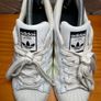 Adidas Superstar Ladies White Leather Trainers UK5 EUR38 Image 5