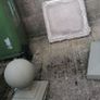 extra large pillar  caps /cappings   22in /22 in base very heavy one needs putting back together will need two persons to lift Image 3