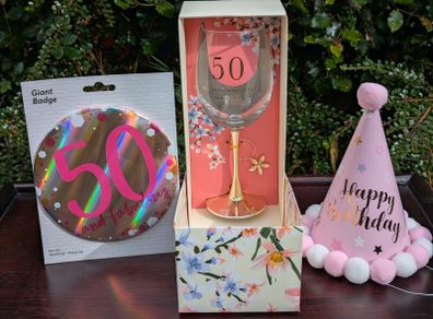 50th birthday gift pack