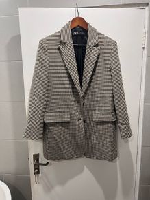Houndstooth blazer