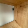 Tall Wooden Shelving Unit Image 3