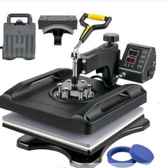 5-in-1 Multifunction Heat Press Machine for T-Shirts Mugs Caps & Plates