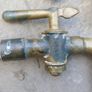 Vintage Solid Brass Beer Barrel Flagon Tap  Art Deco Design Image 3