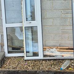 back door and window