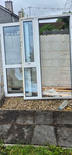 back door and window