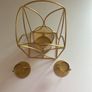Candle holder with two side candle holders Image 4